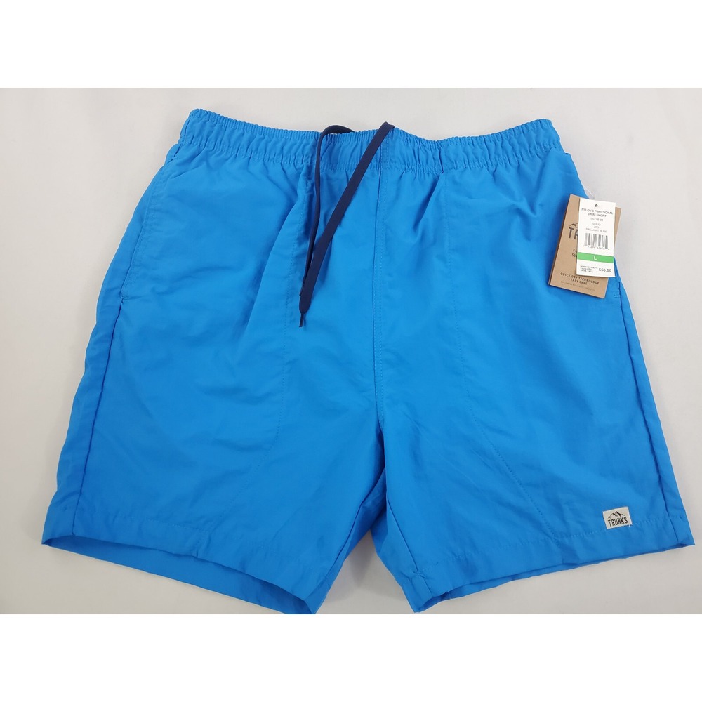TRUNKS men swimwear shorts Nylon 6 functional TS278-01 brilliant blue L $58